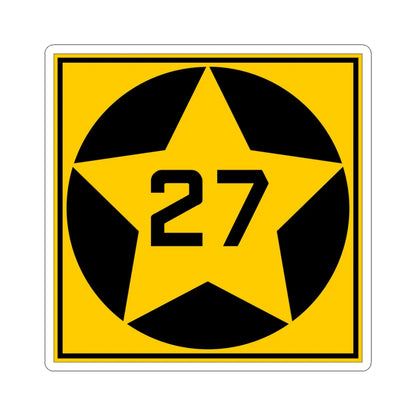 MN-27 1920 (Minnesota) (Road Sign) STICKER Vinyl Kiss-Cut Decal 6 Inch White - The Sticker Space