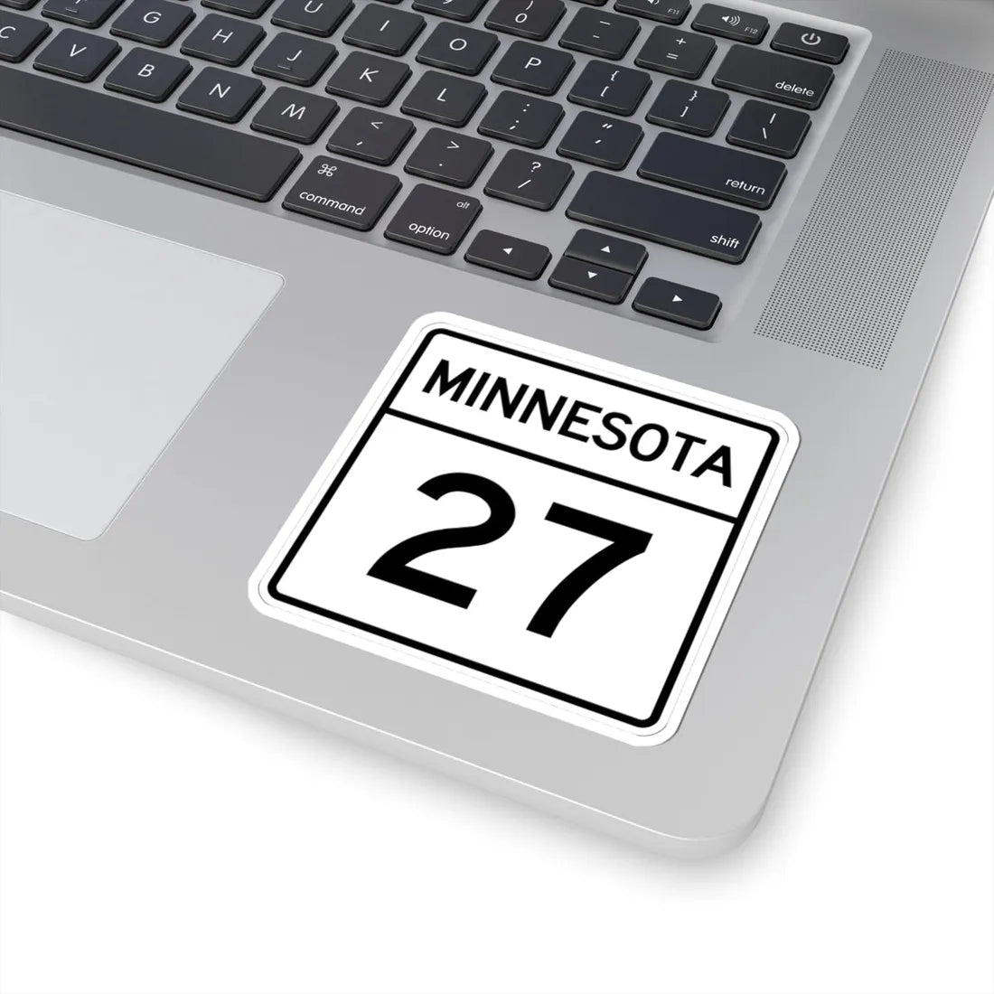 MN-27 1948 (Minnesota) (Road Sign) STICKER Vinyl Kiss-Cut Decal - The Sticker Space