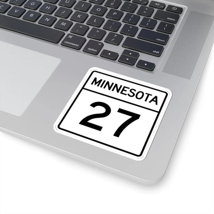 MN-27 1948 (Minnesota) (Road Sign) STICKER Vinyl Kiss-Cut Decal - The Sticker Space
