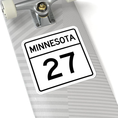 MN-27 1948 (Minnesota) (Road Sign) STICKER Vinyl Kiss-Cut Decal - The Sticker Space