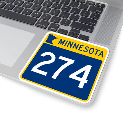 MN-274 (Minnesota) (Road Sign) STICKER Vinyl Kiss-Cut Decal - The Sticker Space