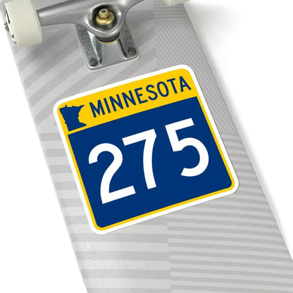 MN-275 (Minnesota) (Road Sign) STICKER Vinyl Kiss-Cut Decal - The Sticker Space