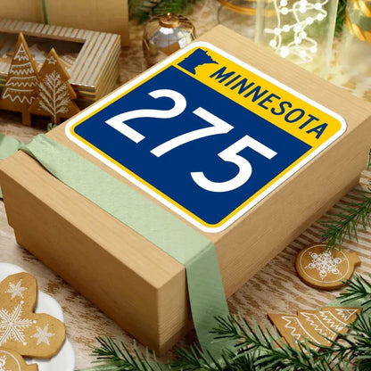MN-275 (Minnesota) (Road Sign) STICKER Vinyl Kiss-Cut Decal - The Sticker Space