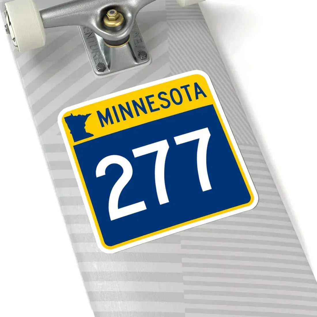 MN-277 (Minnesota) (Road Sign) STICKER Vinyl Kiss-Cut Decal - The Sticker Space