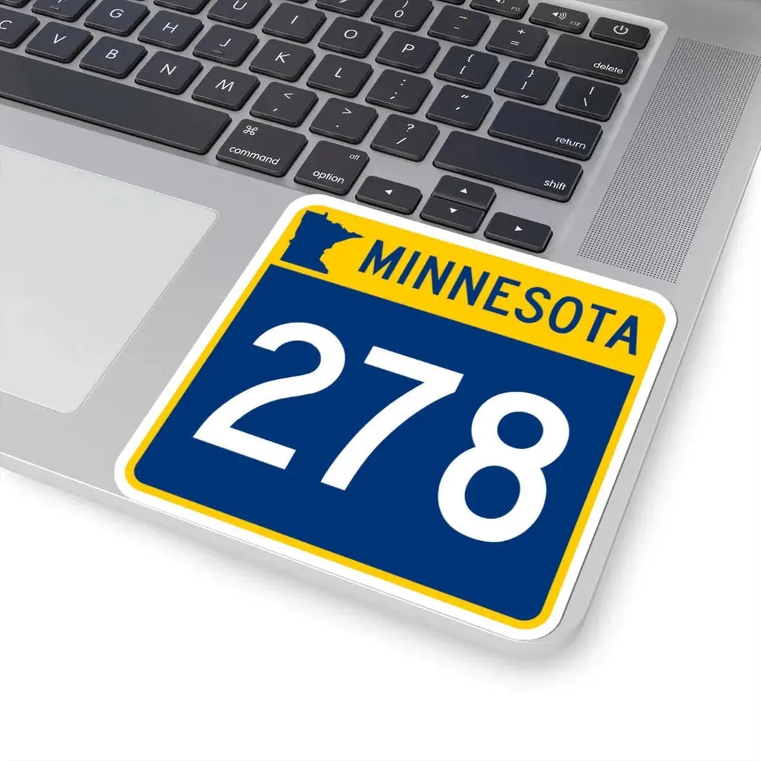 MN-278 (Minnesota) (Road Sign) STICKER Vinyl Kiss-Cut Decal - The Sticker Space