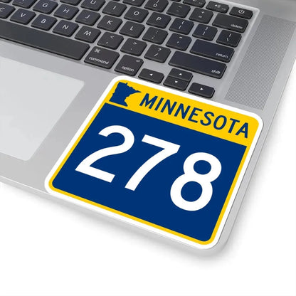 MN-278 (Minnesota) (Road Sign) STICKER Vinyl Kiss-Cut Decal - The Sticker Space