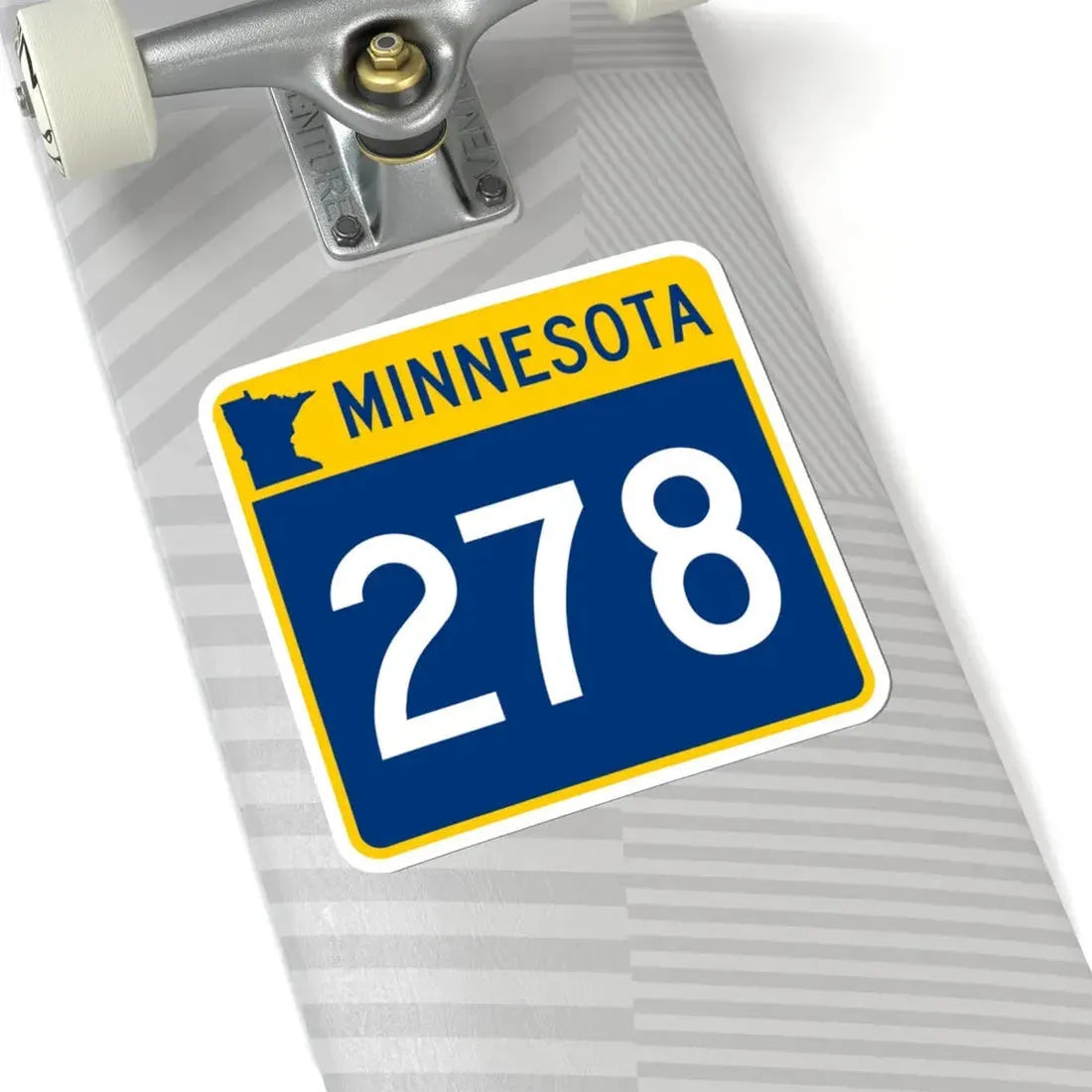 MN-278 (Minnesota) (Road Sign) STICKER Vinyl Kiss-Cut Decal - The Sticker Space