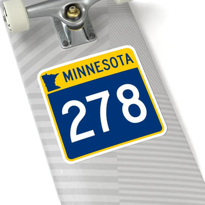 MN-278 (Minnesota) (Road Sign) STICKER Vinyl Kiss-Cut Decal - The Sticker Space