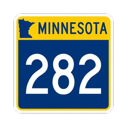 MN-282 (Minnesota) (Road Sign) STICKER Vinyl Kiss-Cut Decal - The Sticker Space