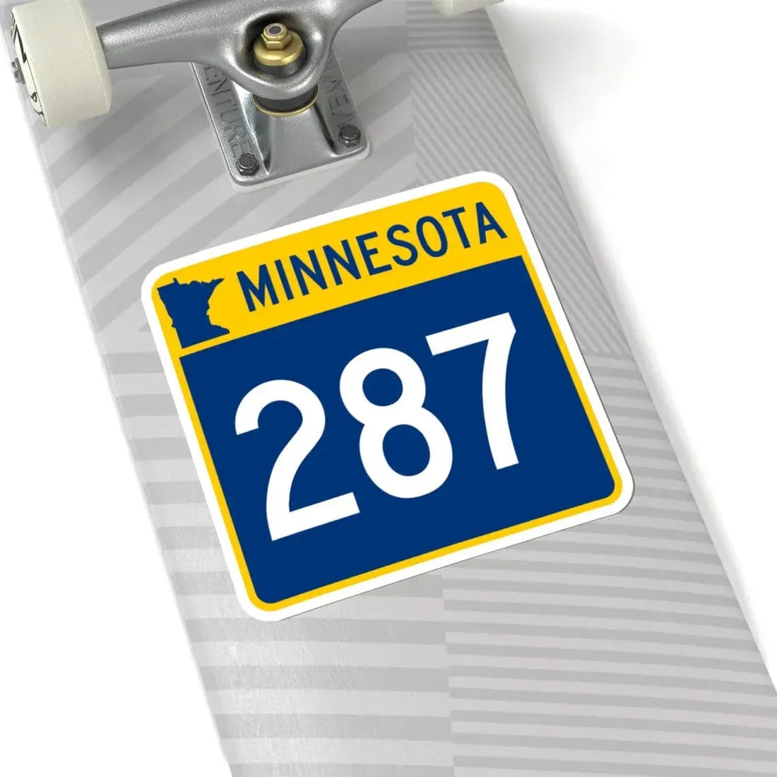 MN-287 (Minnesota) (Road Sign) STICKER Vinyl Kiss-Cut Decal - The Sticker Space