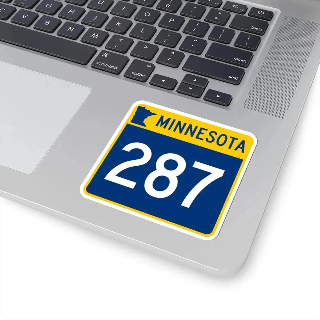 MN-287 (Minnesota) (Road Sign) STICKER Vinyl Kiss-Cut Decal - The Sticker Space