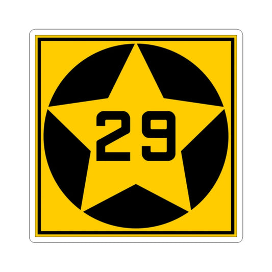 MN-29 1920 (Minnesota) (Road Sign) STICKER Vinyl Kiss-Cut Decal 2 Inch White - The Sticker Space