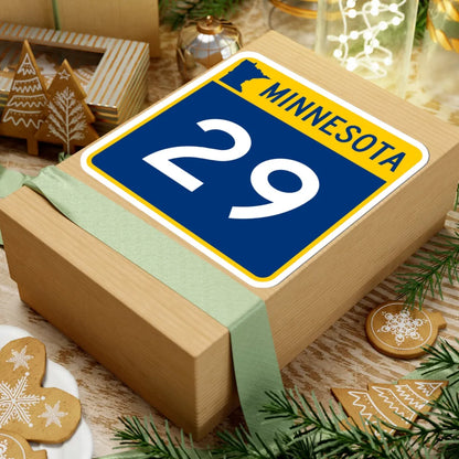 MN-29 (Minnesota) (Road Sign) STICKER Vinyl Kiss-Cut Decal - The Sticker Space