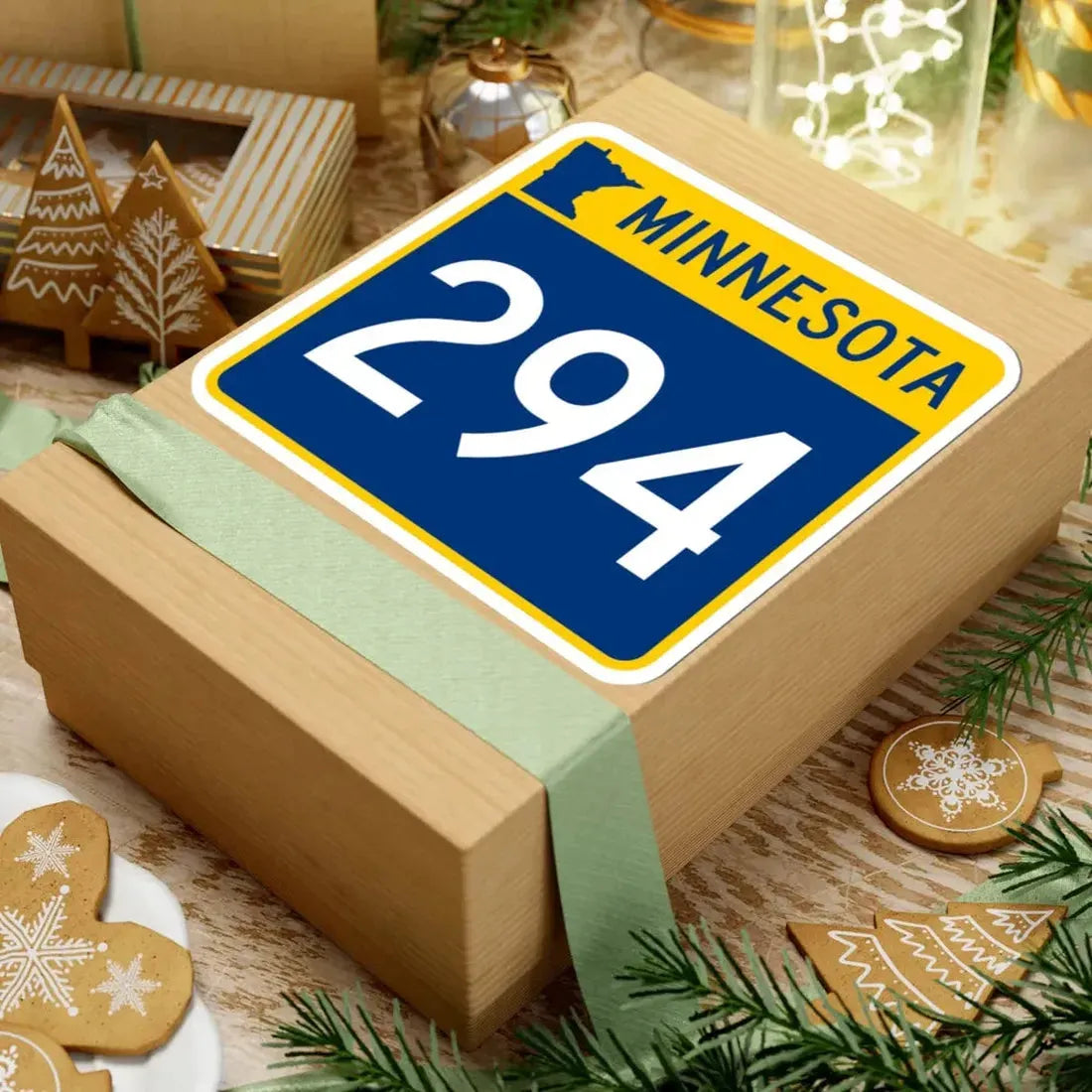 MN-294 (Minnesota) (Road Sign) STICKER Vinyl Kiss-Cut Decal - The Sticker Space