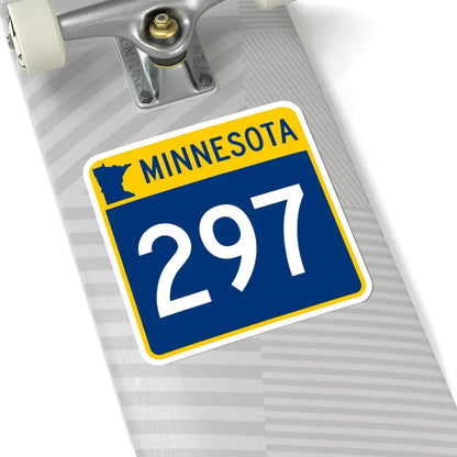 MN-297 (Minnesota) (Road Sign) STICKER Vinyl Kiss-Cut Decal - The Sticker Space