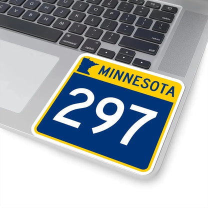 MN-297 (Minnesota) (Road Sign) STICKER Vinyl Kiss-Cut Decal - The Sticker Space