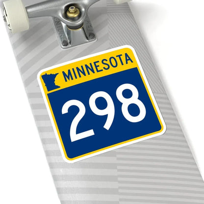 MN-298 (Minnesota) (Road Sign) STICKER Vinyl Kiss-Cut Decal - The Sticker Space