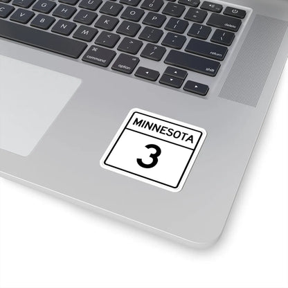 MN-3 1948 (Minnesota) (Road Sign) STICKER Vinyl Kiss-Cut Decal - The Sticker Space