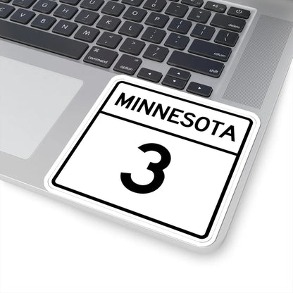 MN-3 1948 (Minnesota) (Road Sign) STICKER Vinyl Kiss-Cut Decal - The Sticker Space