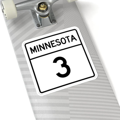 MN-3 1948 (Minnesota) (Road Sign) STICKER Vinyl Kiss-Cut Decal - The Sticker Space