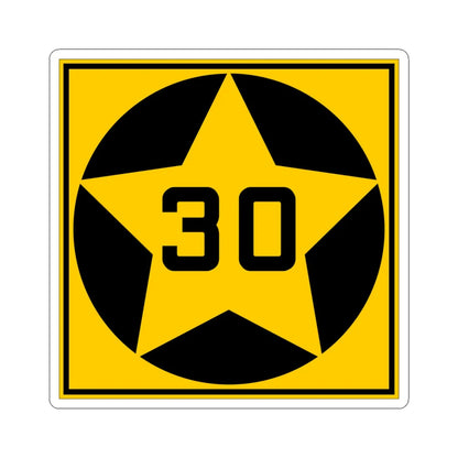 MN-30 1920 (Minnesota) (Road Sign) STICKER Vinyl Kiss-Cut Decal 6 Inch White - The Sticker Space