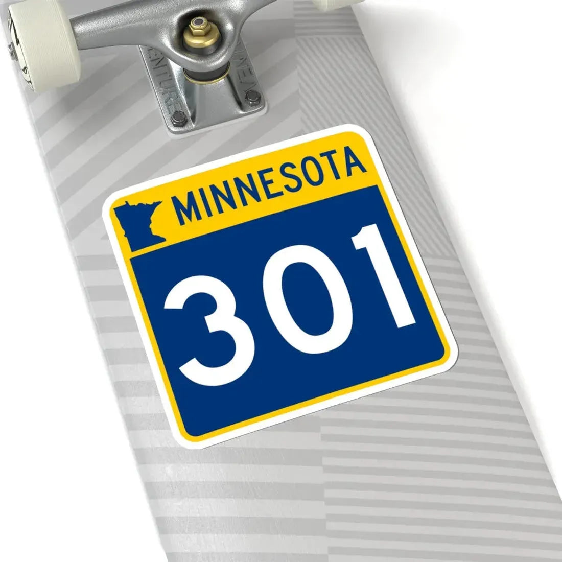 MN-301 (Minnesota) (Road Sign) STICKER Vinyl Kiss-Cut Decal - The Sticker Space