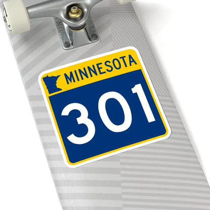 MN-301 (Minnesota) (Road Sign) STICKER Vinyl Kiss-Cut Decal - The Sticker Space