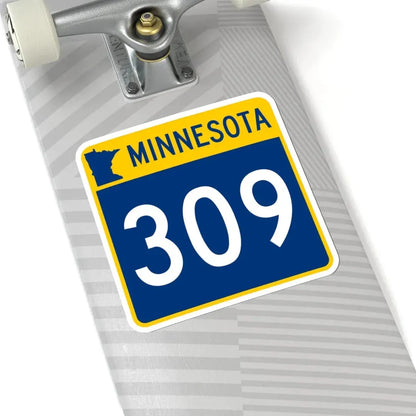 MN-309 (Minnesota) (Road Sign) STICKER Vinyl Kiss-Cut Decal - The Sticker Space