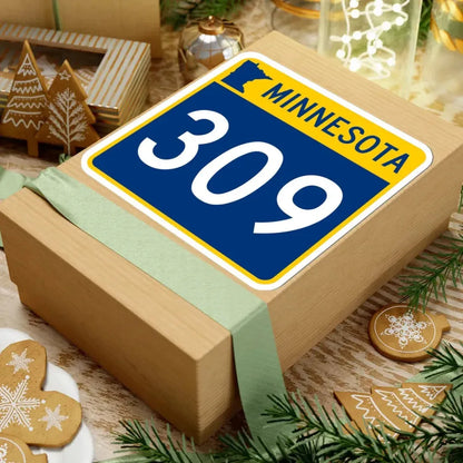 MN-309 (Minnesota) (Road Sign) STICKER Vinyl Kiss-Cut Decal - The Sticker Space