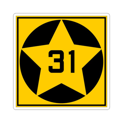 MN-31 1920 (Minnesota) (Road Sign) STICKER Vinyl Kiss-Cut Decal 2 Inch White - The Sticker Space