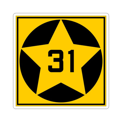 MN-31 1920 (Minnesota) (Road Sign) STICKER Vinyl Kiss-Cut Decal 3 Inch White - The Sticker Space