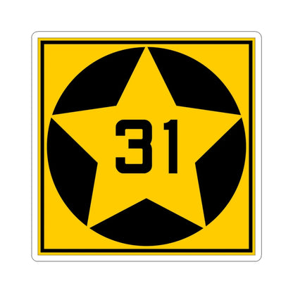 MN-31 1920 (Minnesota) (Road Sign) STICKER Vinyl Kiss-Cut Decal 4 Inch White - The Sticker Space