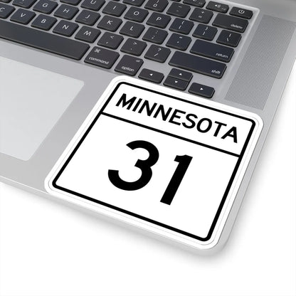 MN-31 1948 (Minnesota) (Road Sign) STICKER Vinyl Kiss-Cut Decal - The Sticker Space