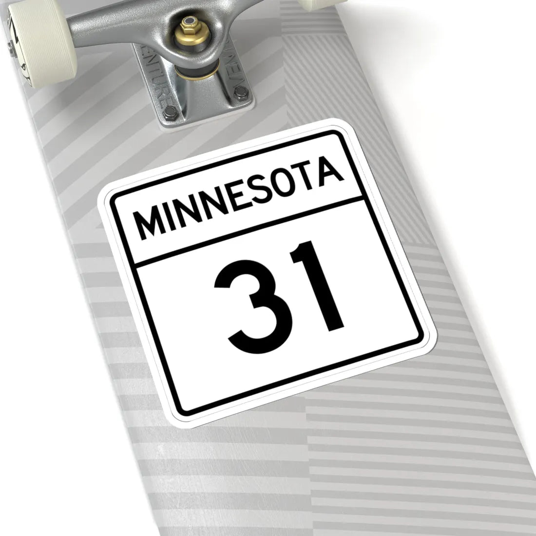 MN-31 1948 (Minnesota) (Road Sign) STICKER Vinyl Kiss-Cut Decal - The Sticker Space