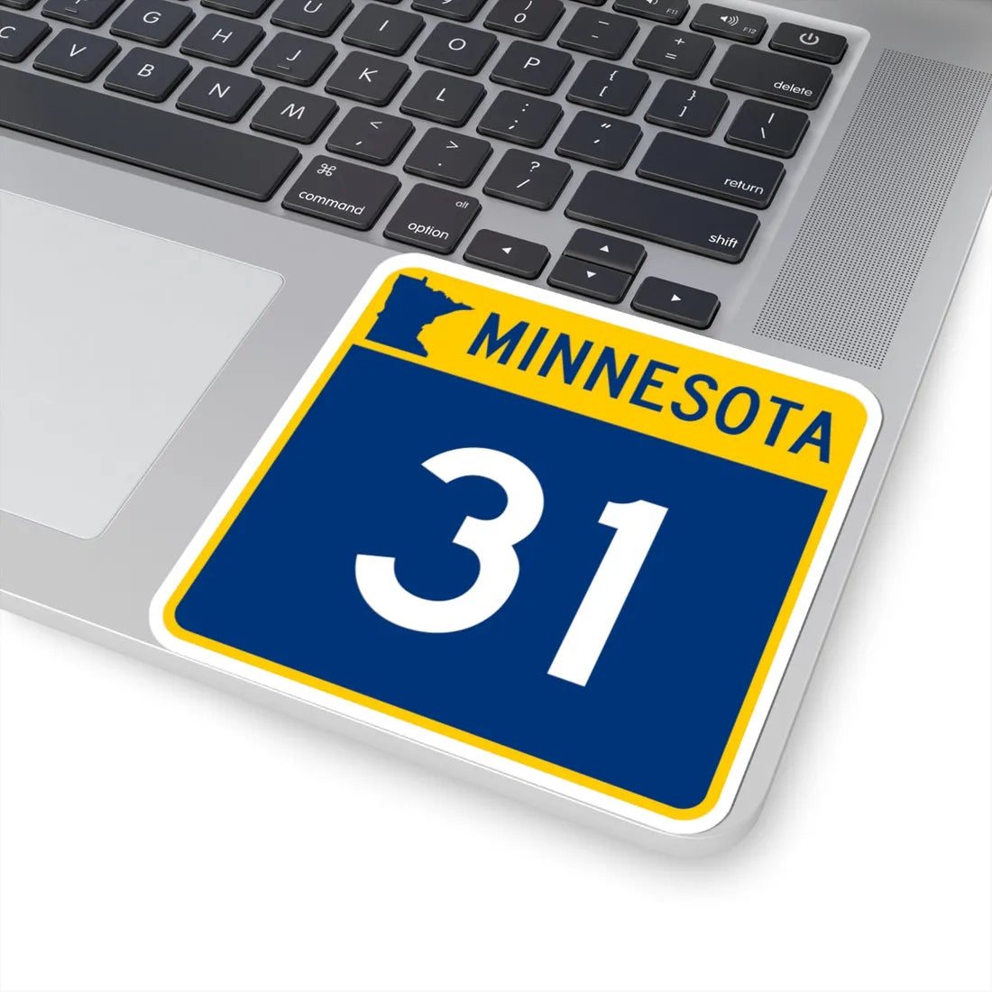 MN-31 (Minnesota) (Road Sign) STICKER Vinyl Kiss-Cut Decal - The Sticker Space