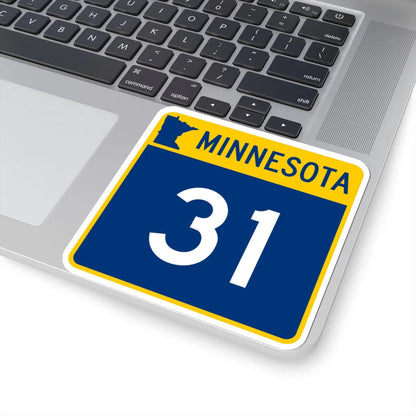 MN-31 (Minnesota) (Road Sign) STICKER Vinyl Kiss-Cut Decal - The Sticker Space