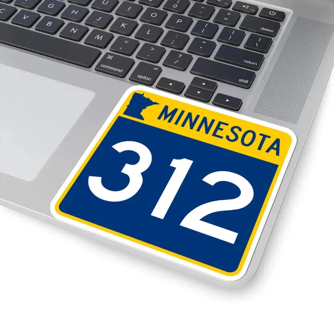 MN-312 (Minnesota) (Road Sign) STICKER Vinyl Kiss-Cut Decal - The Sticker Space