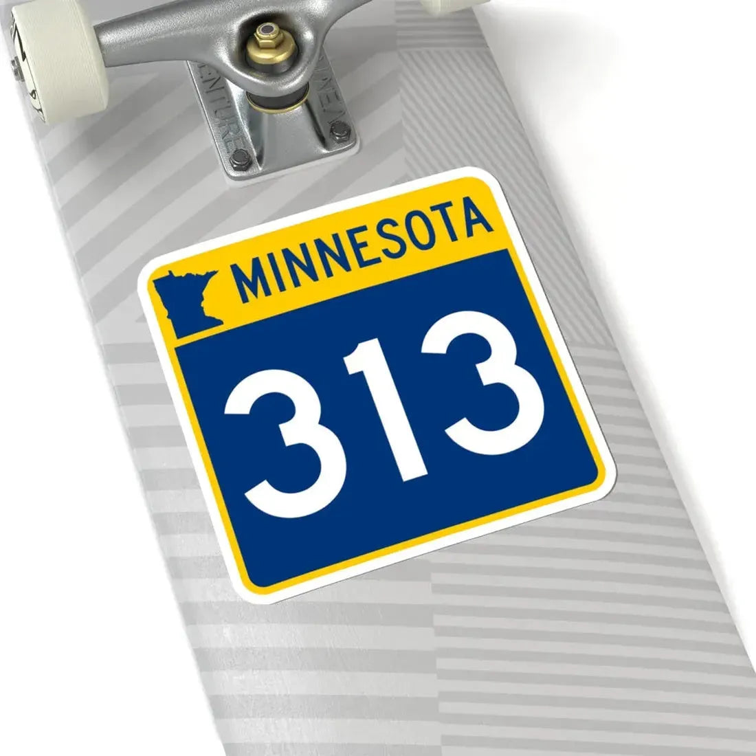 MN-313 (Minnesota) (Road Sign) STICKER Vinyl Kiss-Cut Decal - The Sticker Space
