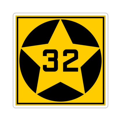 MN-32 1920 (Minnesota) (Road Sign) STICKER Vinyl Kiss-Cut Decal 3 Inch White - The Sticker Space