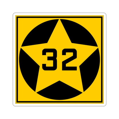 MN-32 1920 (Minnesota) (Road Sign) STICKER Vinyl Kiss-Cut Decal 6 Inch White - The Sticker Space