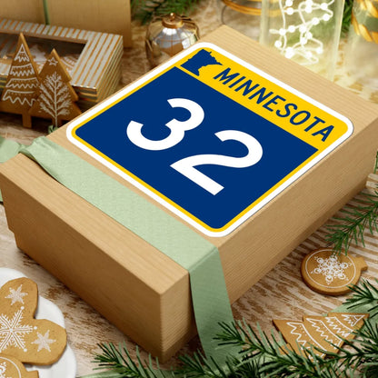 MN-32 (Minnesota) (Road Sign) STICKER Vinyl Kiss-Cut Decal - The Sticker Space