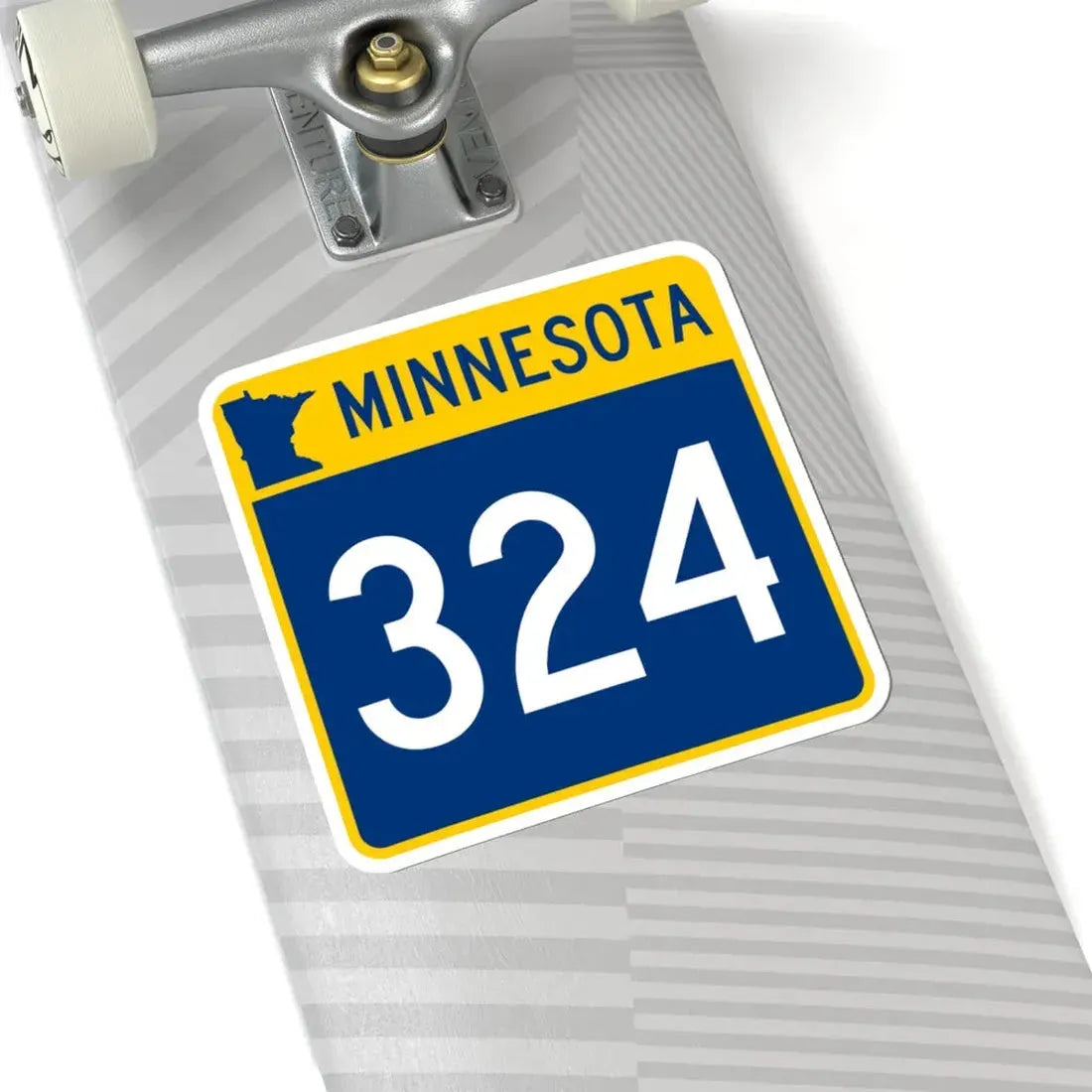 MN-324 (Minnesota) (Road Sign) STICKER Vinyl Kiss-Cut Decal - The Sticker Space