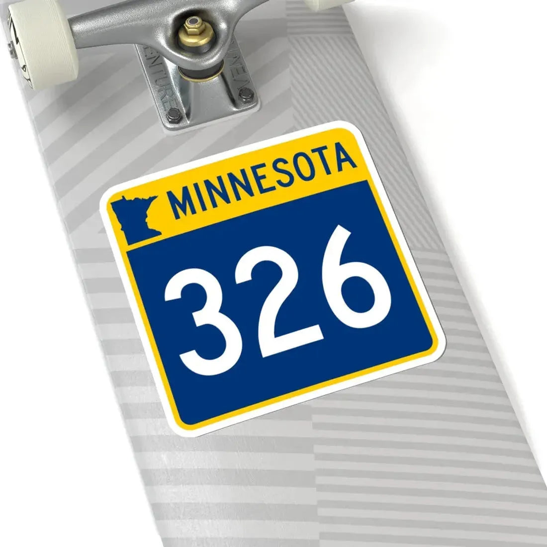 MN-326 (Minnesota) (Road Sign) STICKER Vinyl Kiss-Cut Decal - The Sticker Space
