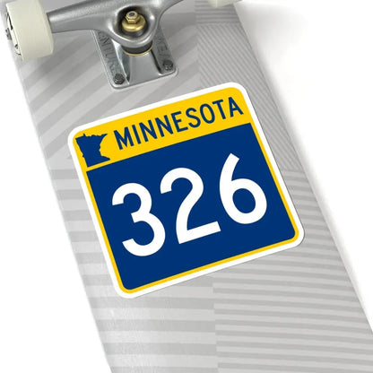 MN-326 (Minnesota) (Road Sign) STICKER Vinyl Kiss-Cut Decal - The Sticker Space