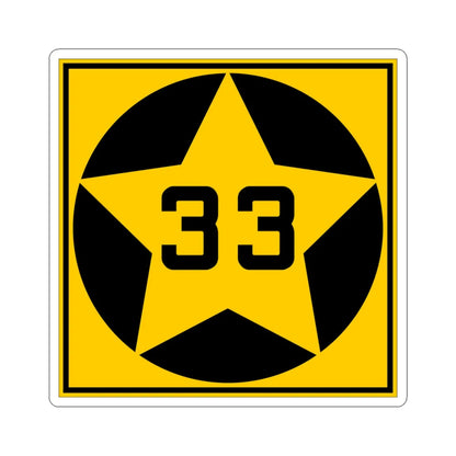 MN-33 1920 (Minnesota) (Road Sign) STICKER Vinyl Kiss-Cut Decal 4 Inch White - The Sticker Space