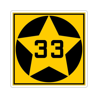 MN-33 1920 (Minnesota) (Road Sign) STICKER Vinyl Kiss-Cut Decal 6 Inch White - The Sticker Space