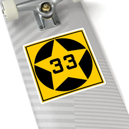 MN-33 1920 (Minnesota) (Road Sign) STICKER Vinyl Kiss-Cut Decal - The Sticker Space