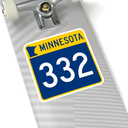 MN-332 (Minnesota) (Road Sign) STICKER Vinyl Kiss-Cut Decal - The Sticker Space