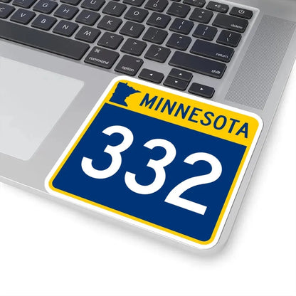 MN-332 (Minnesota) (Road Sign) STICKER Vinyl Kiss-Cut Decal - The Sticker Space