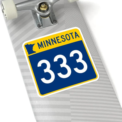 MN-333 (Minnesota) (Road Sign) STICKER Vinyl Kiss-Cut Decal - The Sticker Space